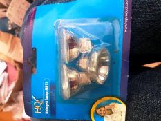 3 Packs of 3 Lamps Halogen MR11 Lamps 35W Ideal For Salt Lamps , Christmas Trees