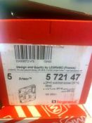 5 X Legrand 5721 -47 2P Switched Socket DP1 White