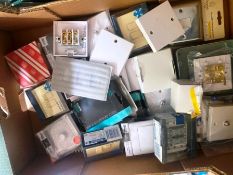 Large Box of Electrical Accessories