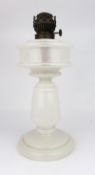 Victorian Opaline Glass Oil Lamp