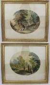 Pair of Antique Victorian Le Blond Prints