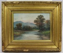 Late 19th c. Landscape by E.J.Bladon (British)