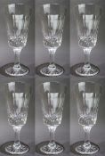 Set of 6 Tudor Crystal 