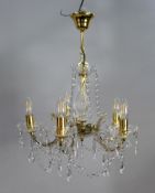 Decorative Five Light Crystal Chandelier