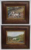 Pair of Antique Framed Hunting Dog Prints