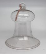 Antique Glass Bell Form Smoke Cover