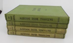 The Rose Annual 4 Volumes National Rose Society
