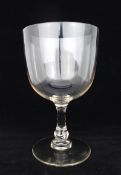 Antique 19th c. Glass Footed Goblet
