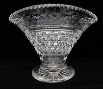 Crystal Art Deco Vase
