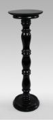 Early 20th c. Ebonized Wooden Pedestal