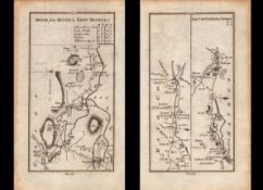 Ireland Rare Antique 1777 Map Mayo Castlebar Strade Ballyvary Westport.