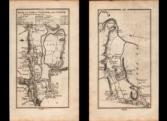 Ireland Rare Antique 1777 Map Cork Midleton Youghal Castle Martyr Cloyne.