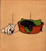 Cecil Aldin “Rough & Tumble” Scotch Terriers Antique Colour Illustration-23.