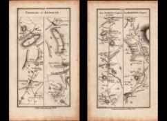 Ireland Rare Antique 1777 Map Tipperary Mitchelstown Cahir Kilkenny Urlingford.