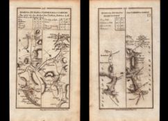 Ireland Rare Antique 1777 Map Clonegall Carey Gorey Wicklow Wexford.