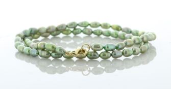 18 Inch Freshwater Cultured 4.5 - 5.0mm Pearl Necklace With Gold Plated Clasp