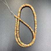VDF-65, Awesome Natural Top Quality Fire Opal Faceted Beads Strand.