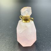 57.80 Cts Awesome Natural Pink Rose Quartz Bottle. RQB-78
