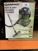 Daewoo Wet and Dry Vacum. RRP £139.99 - Grade U