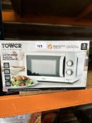 Tower 20L White Microwave. RRP £110 - Grade U
