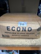 10000 Disposable Plastic Gloves. RRP £50 - Grade A