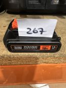 Black and Decker Battery. RRP £30 - Grade U