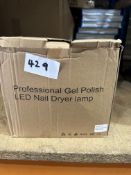 Pro Gel Polish LED Nail Dryer Lamp. RRP £25 - Grade U