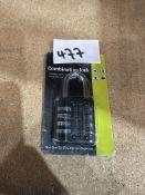 Combination Lock. RRP £12 - Grade U