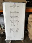 3 Tier Heated Airer In Grey .RRP £89.99 - Grade U