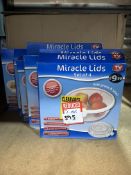 Assortment of Miracle Lids. RRP £40 - Grade A