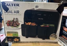 Salter Dual Drawer Airfryer. RRP £89.99 - Grade U