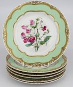 Set of 6 Winterthur Andrea by Sadek Decorative Plates