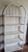 Vintage Bamboo 5 Bookshelf/Display Unit