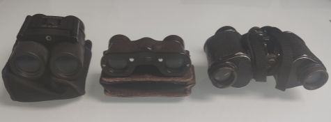 A Collection of 3 x Binoculars – Barska – Kershaw – Deraisme.