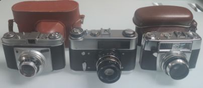 A Collection of 3 x 35mm Cameras – Kodak – Feb – Agfa.
