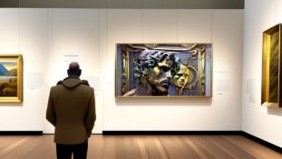 Gold Face, Print On Canvas Mixed Media, Limited Edition of 500, Signed & Numbered.
