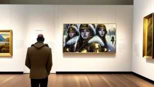 Army Girls-Print On Canvas Mixed Media, Limited Edition of 500, Signed & Numbered.