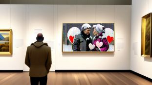 Old Love, Print On Canvas Mixed Media, Limited Edition of 500, Signed & Numbered.