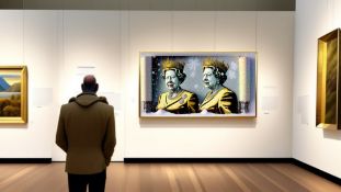 England Queen In Gold, Print On Canvas Mixed Media, Limited Edition of 500, Signed & Numbered.