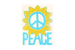 Paul Insect (B -1971) ‘Peace’ Screenprint, Signed, Dated and Numbered From Limited Edition, 2022