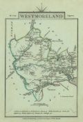 Cumbria & Lake District John Cary’s 1792 Antique George III Engraved Map.