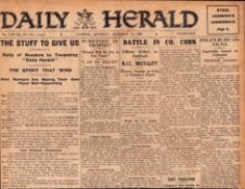 Irish War of Independence News Reports Black & Tans, Hunger Strikes 1920-3.