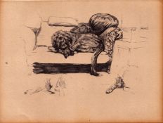 Cecil Aldin Original Vintage 88 Years Old Illustration How to Draw Dogs-9.