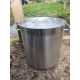 A Set of 5 Large Stainless Steel Pots With Lids. - Image 10 of 18