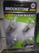 100Pcs Brookstone Brand New Sealed Spare Bulb Kit As Pictured Retail Packed