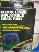 100Pcs Brand New Inflatable Neck Pillow For Travelling
