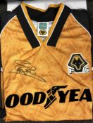 Wolverhampton Shirt Signed By Steve Bull