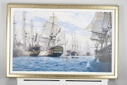 Very Large Limited Edition on Canvas by Marine Artist Steven Dews 
