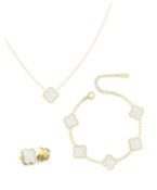 30 x Jewellery Sets Clover, Necklace, Bracelet and Earrings, RRP £500