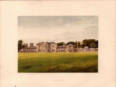 Heaton Park Manchester Gilt-Edge Coloured Antique Book Plate.
